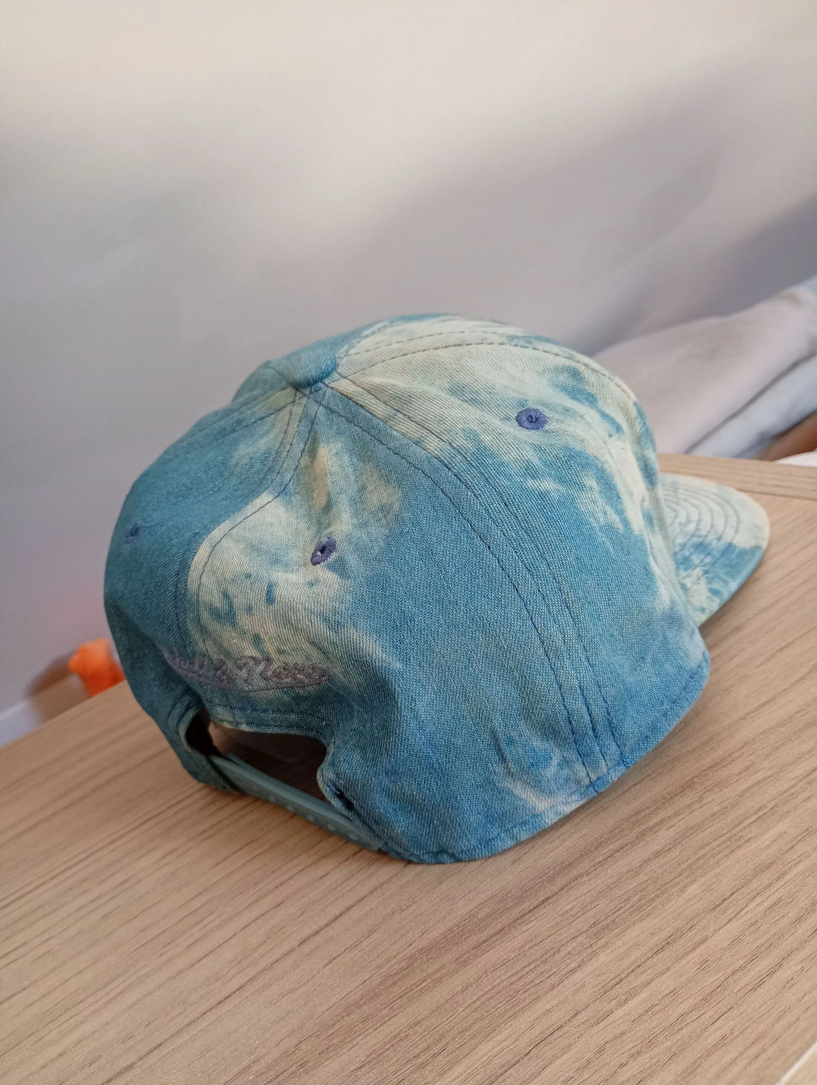 Vintage NBA Nets B authentic adjustable blue and white cap – photo 6